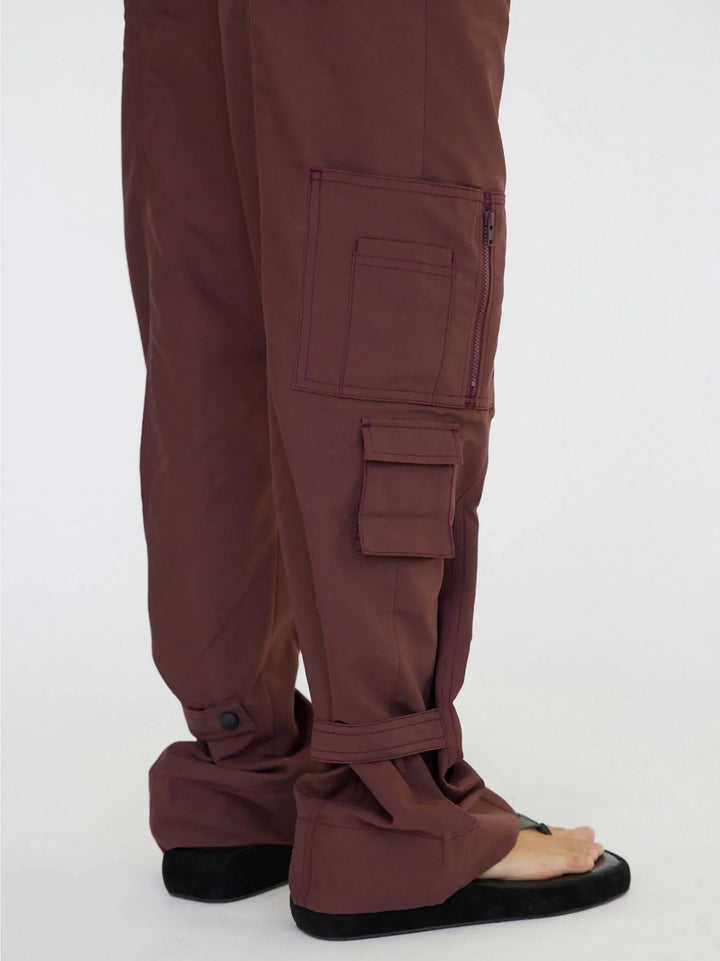 Gabrielle - Cargo Trouser Pant | Espresso