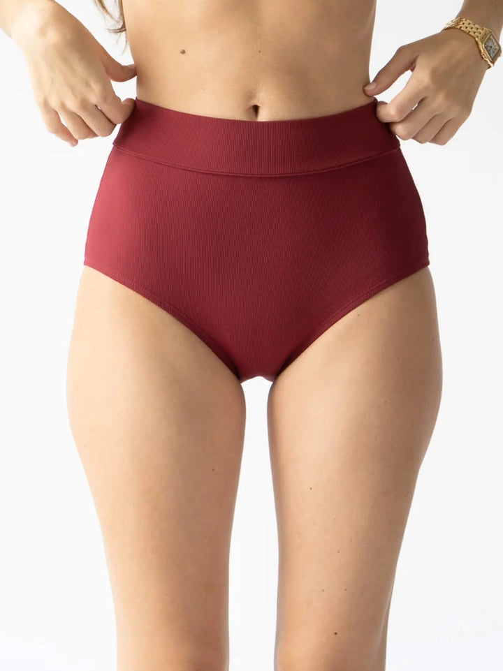 Joana - High Rise Moderate Coverage Swim Bottom | Mulberry