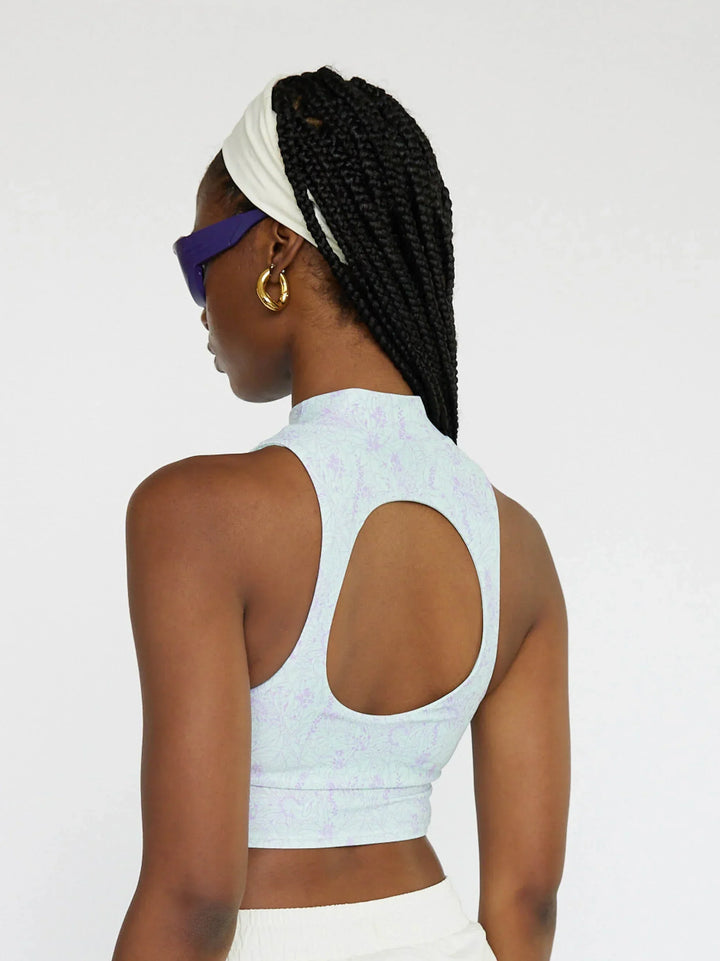 Saint Jean - High Neck Athleisure Top | Lily Spritz