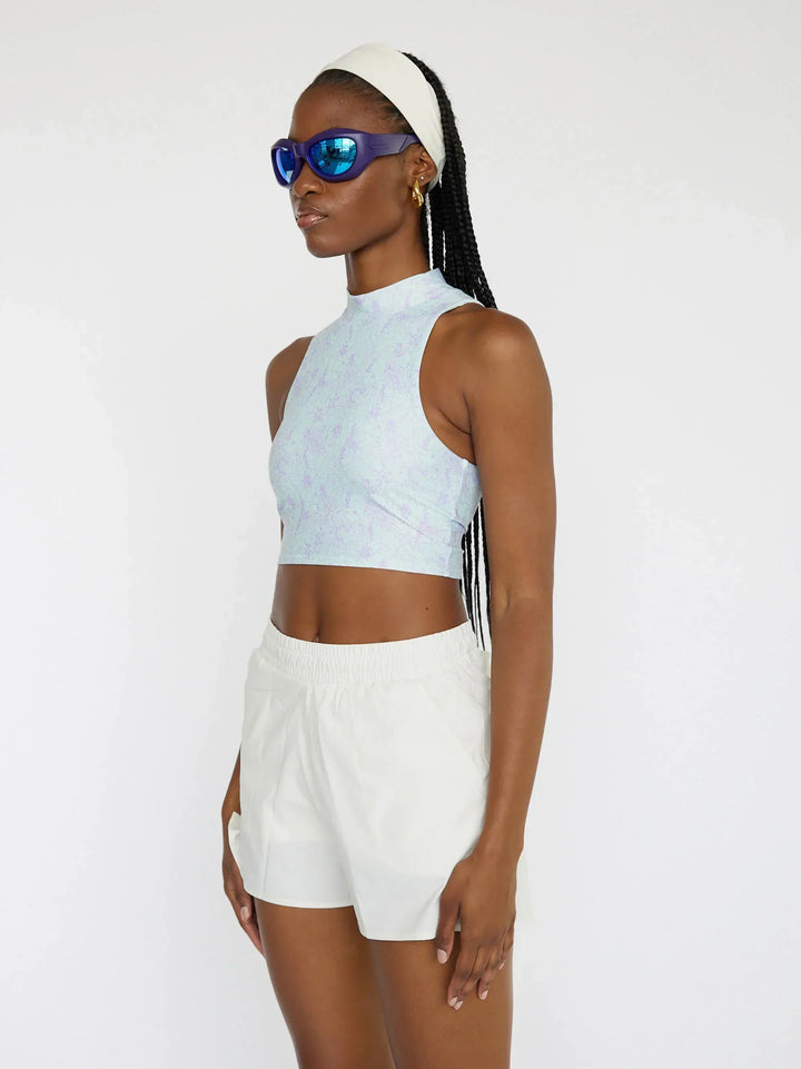 Saint Jean - High Neck Athleisure Top | Lily Spritz