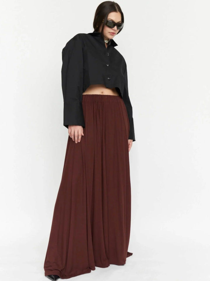 Gustavia - Maxi Skirt | Espresso