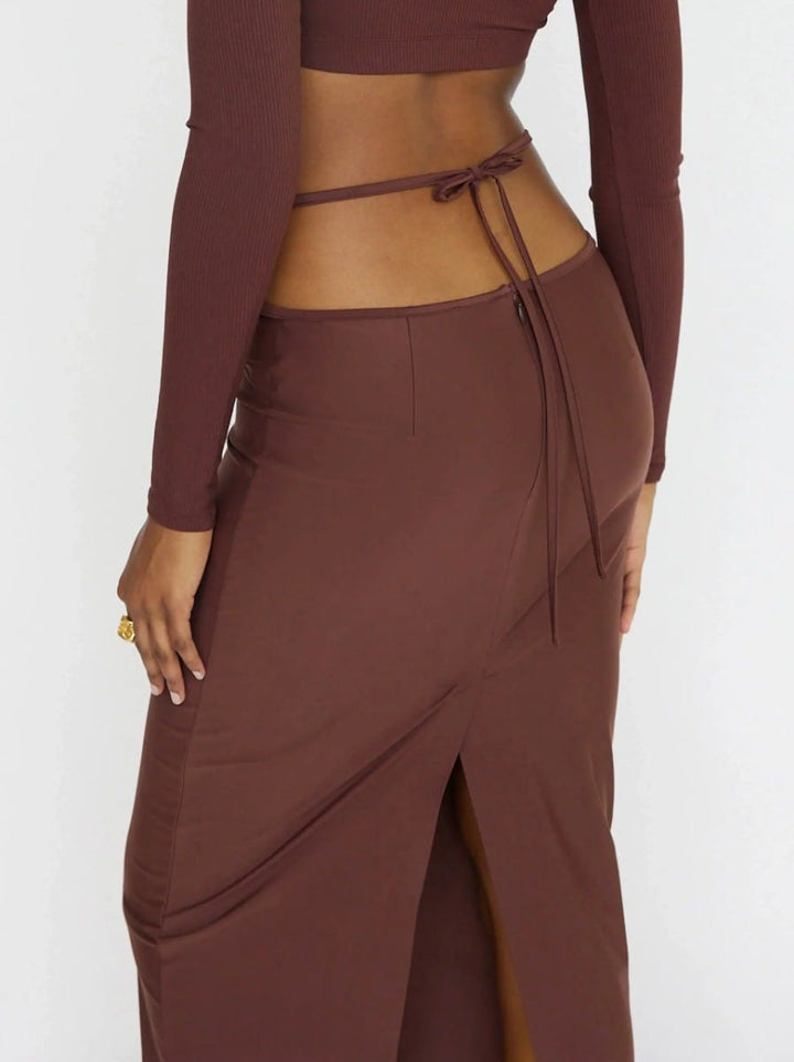 Sandbar - Midi Skirt | Espresso