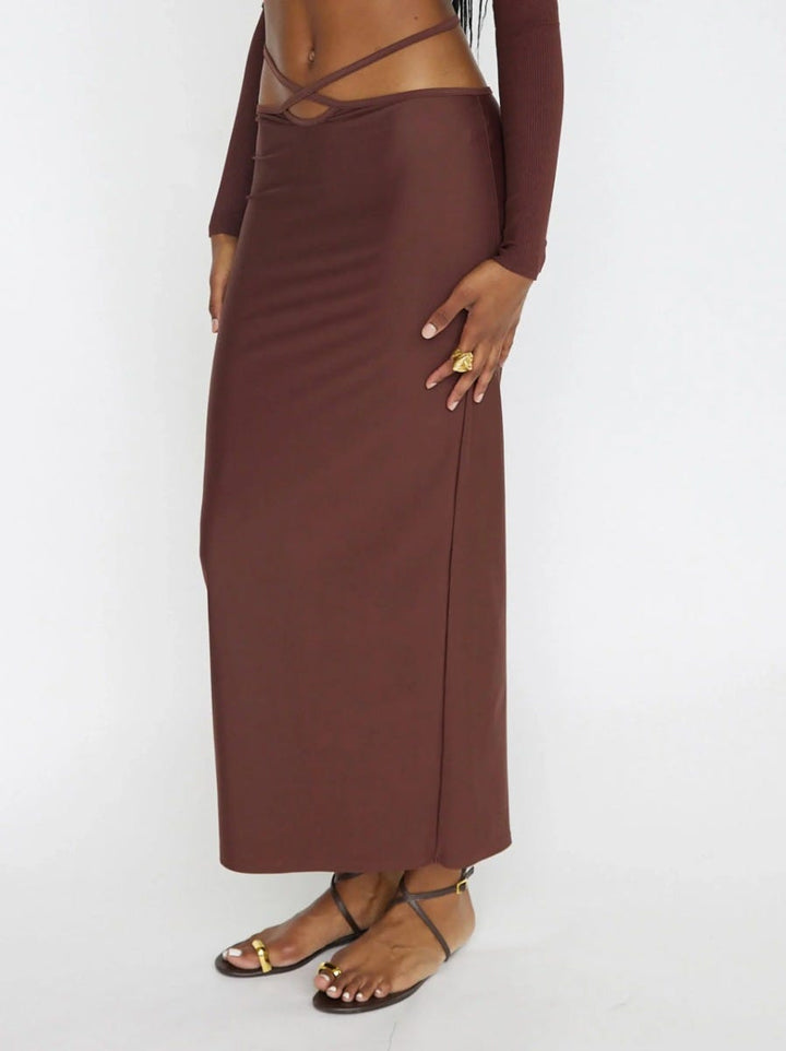 Sandbar - Midi Skirt | Espresso